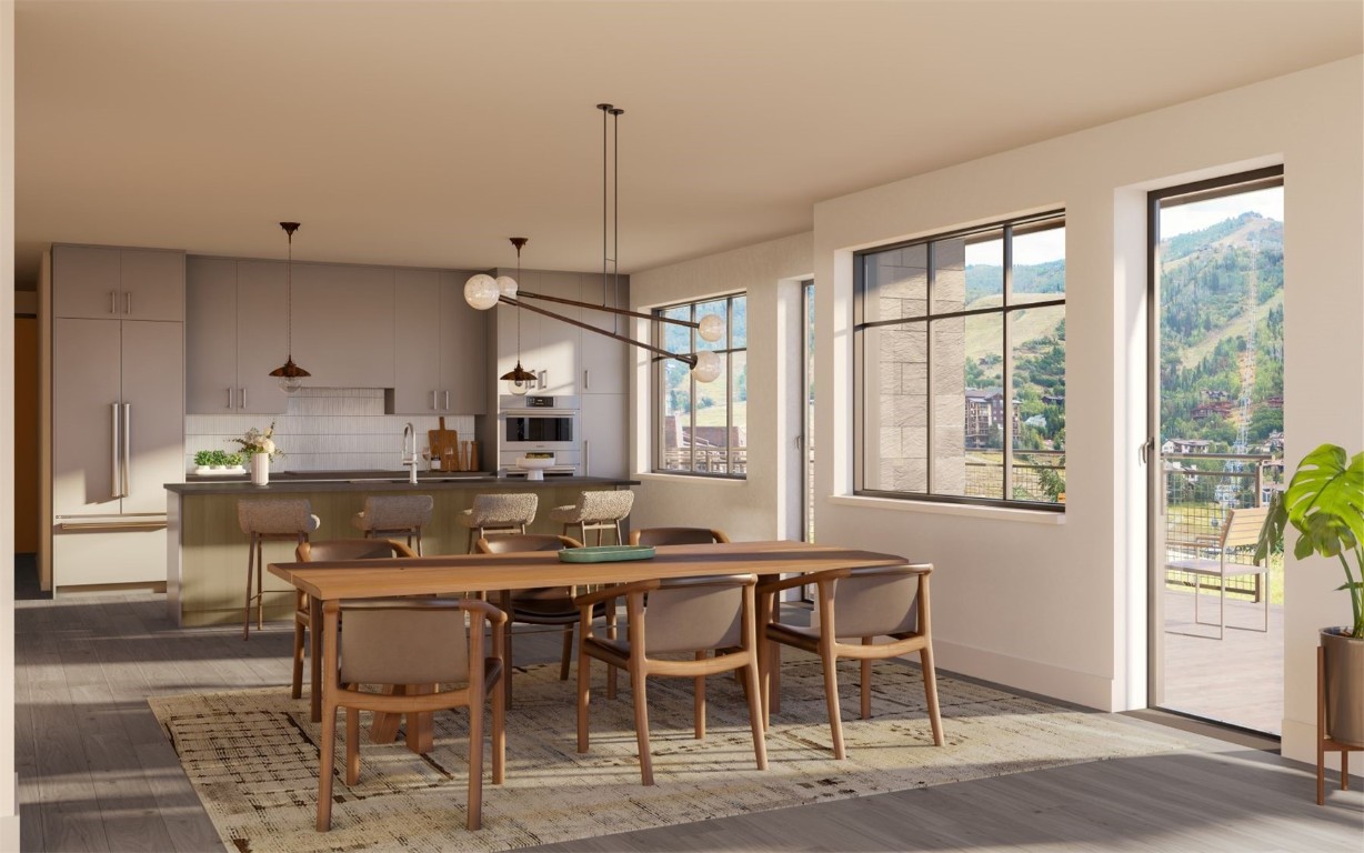 The Amble Sample Kitchen Rendering