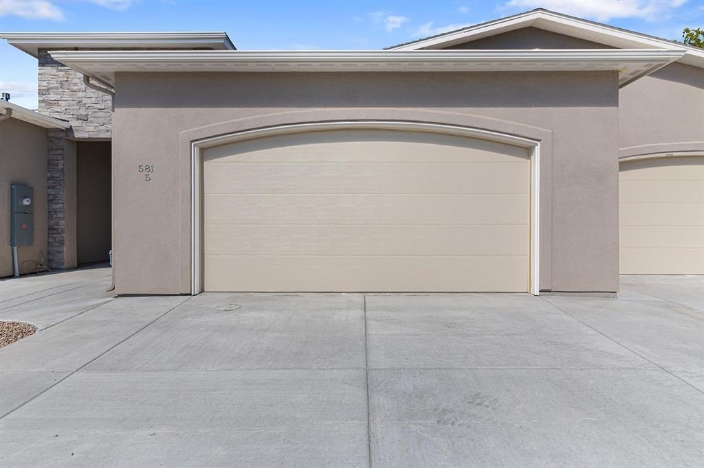 a view of garage