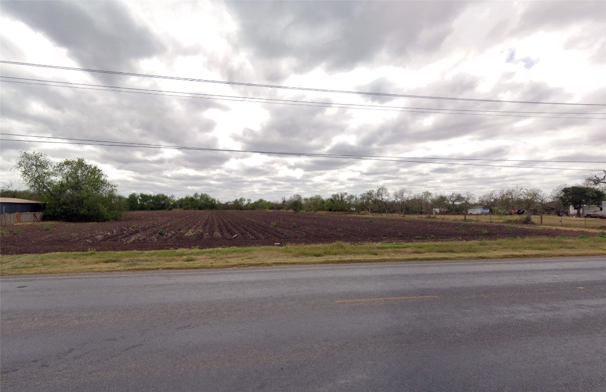 a view of a big yard with an empty space