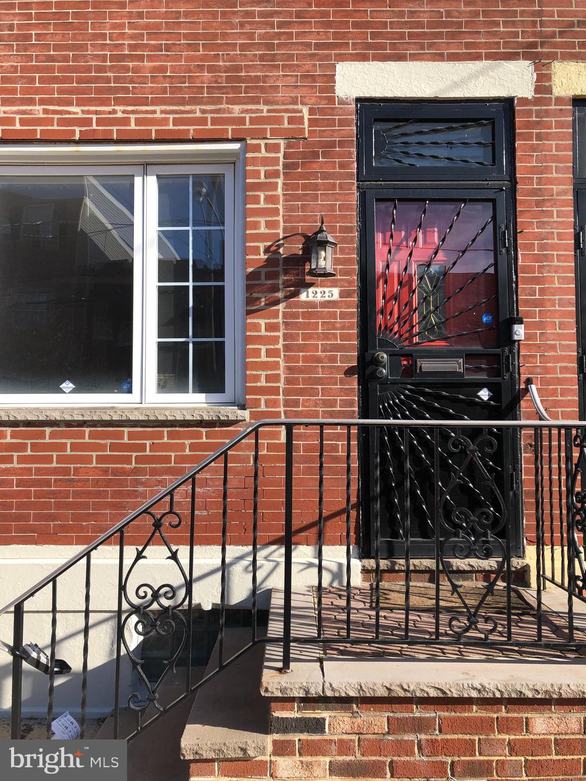 a view of entryway door