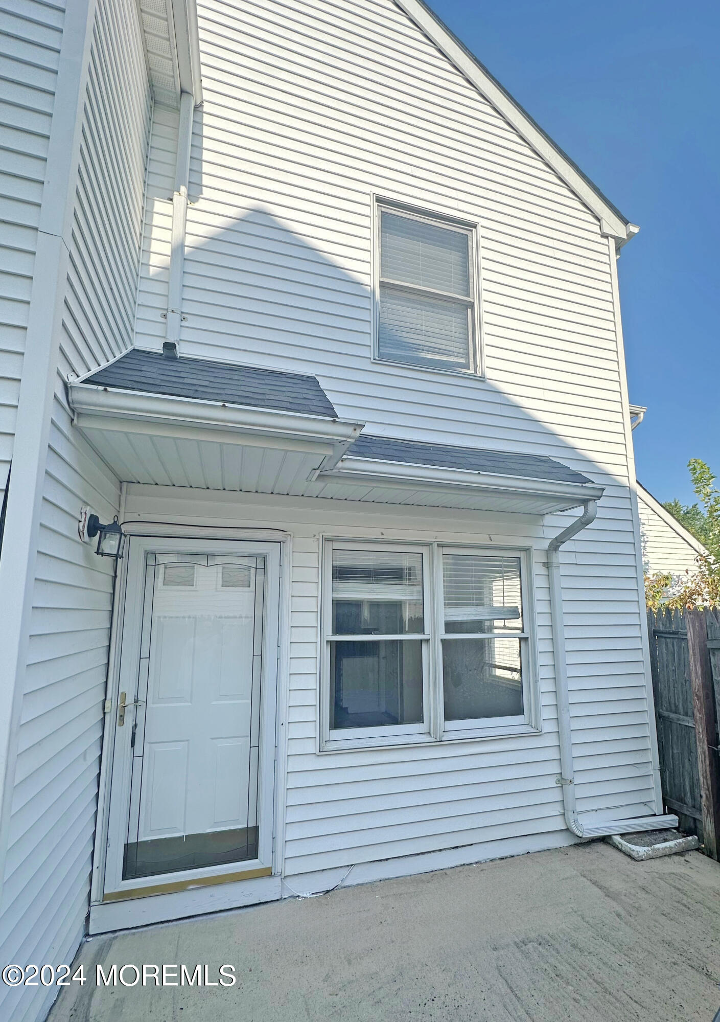 a view of a house with a window