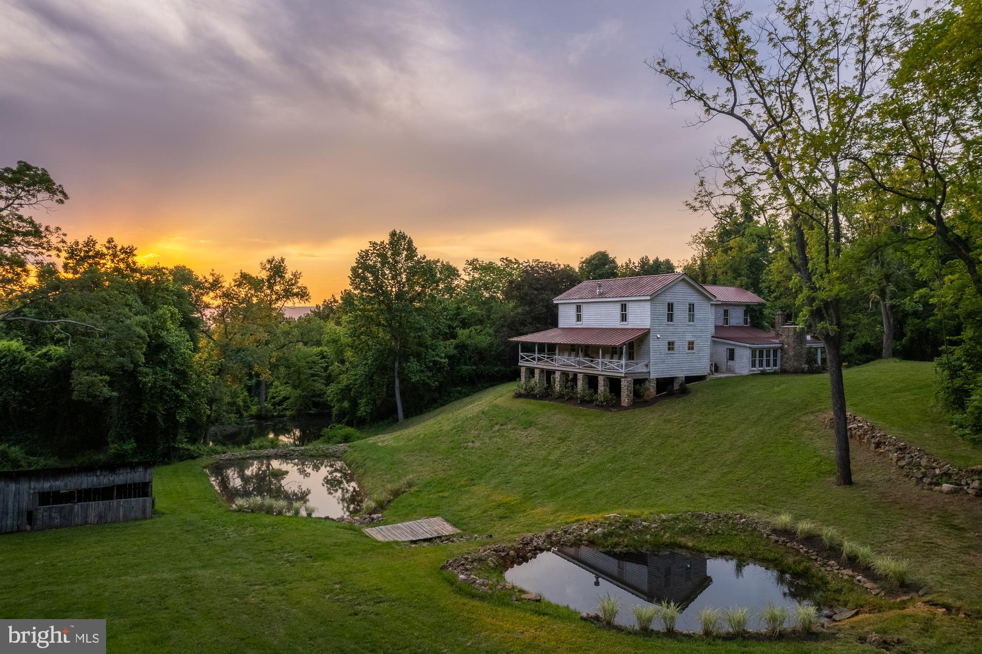 a aerial view of a house