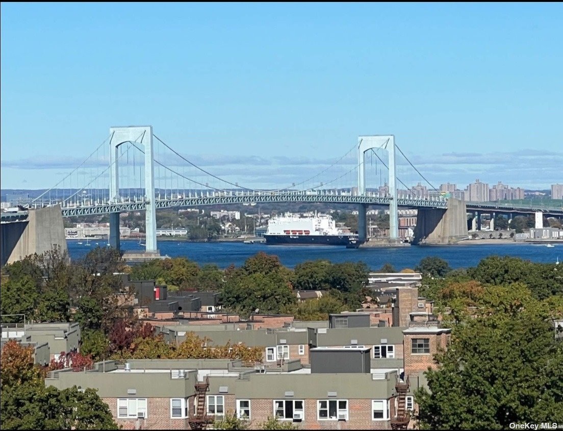 a view of a city with tall buildings