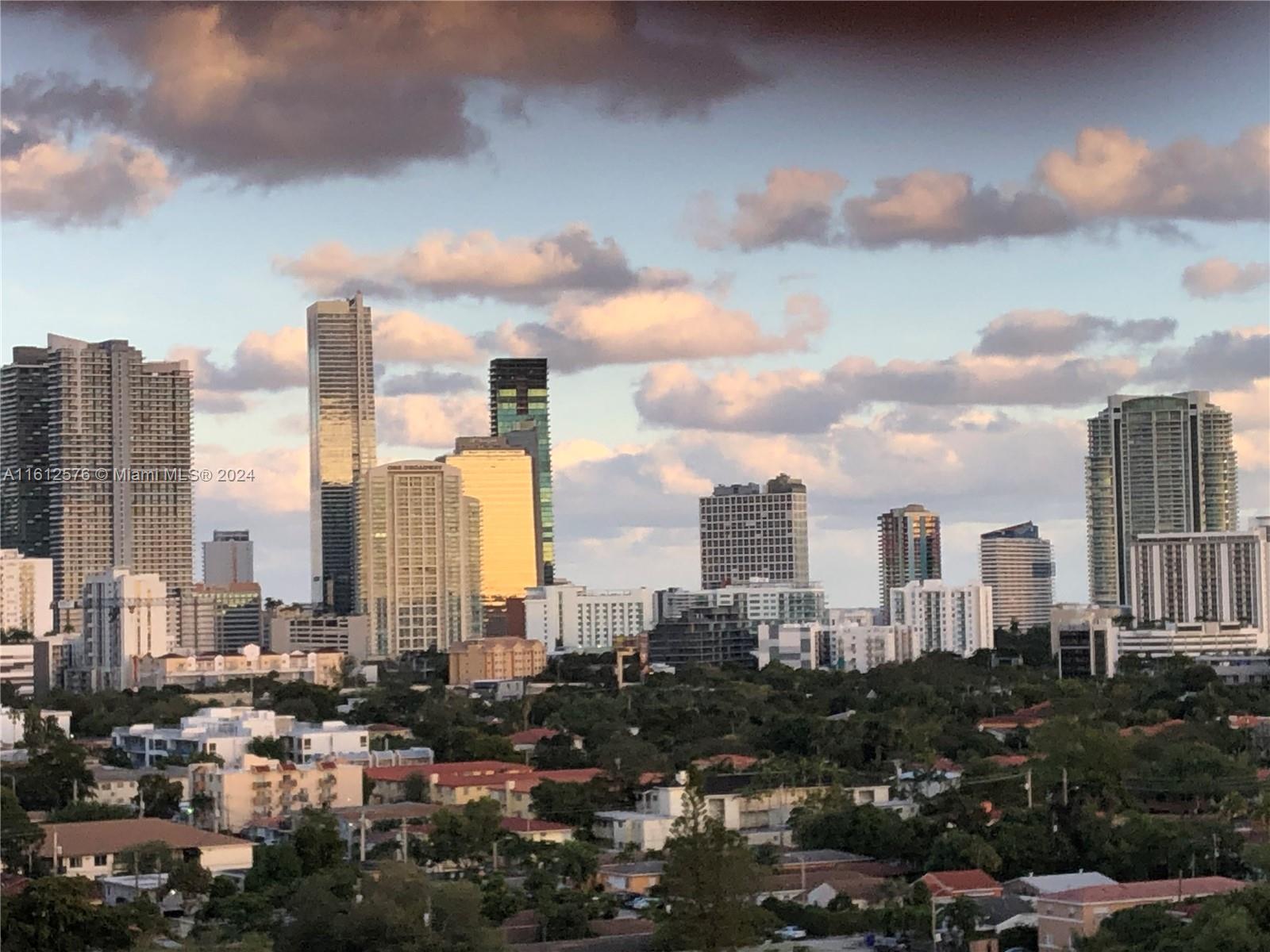 a city view with lot of high rise buildings