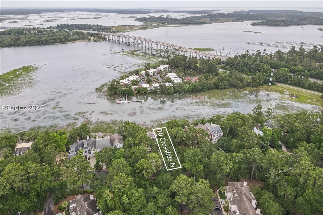 View to Calibogue Sound to Skull Creek and Pickney