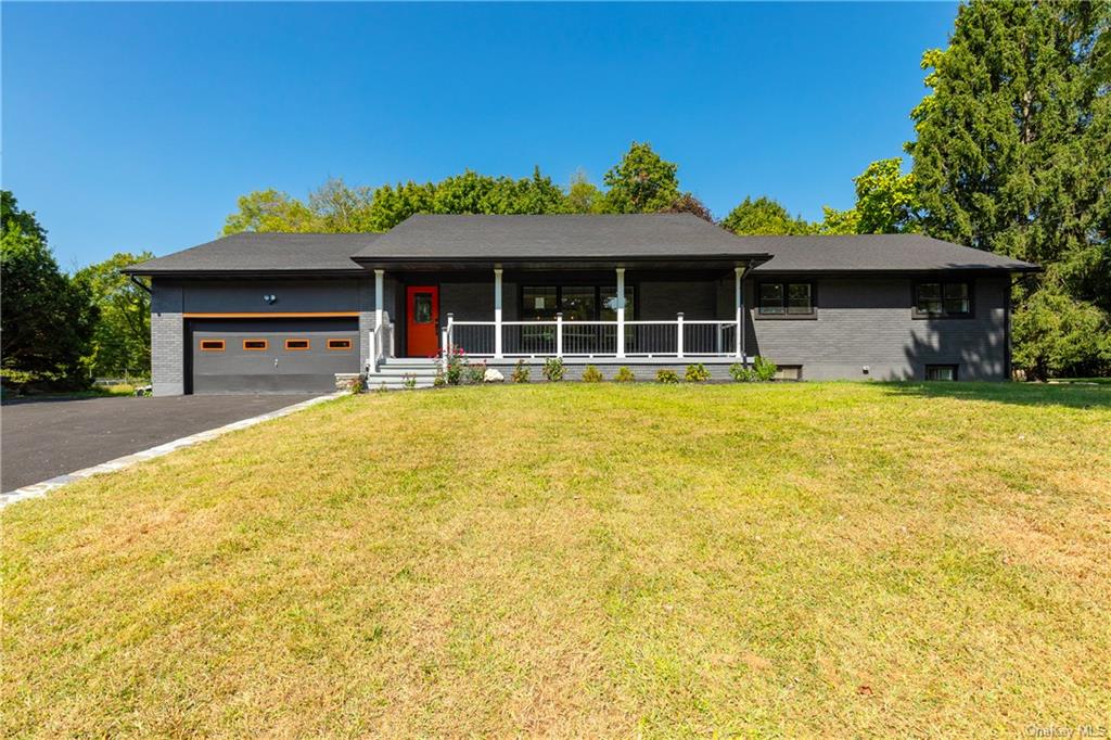 a view of a house with a swimming pool