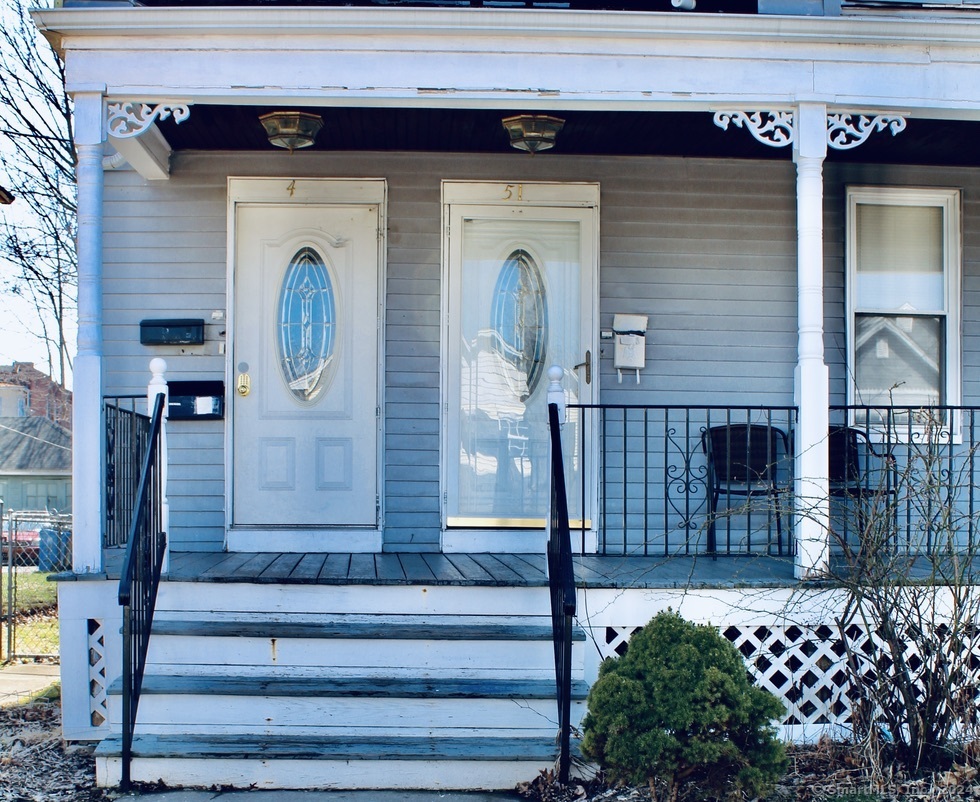 a front view of a house with entryway