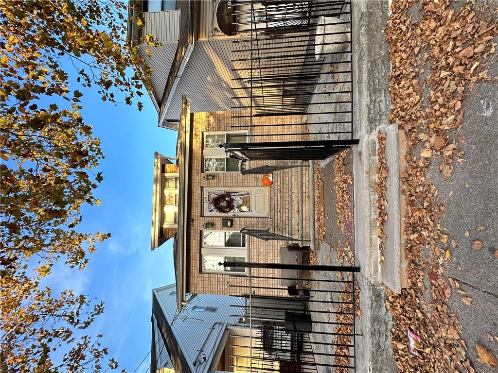 a view of a house with a door