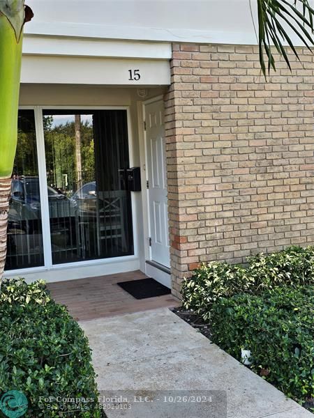 a view of entrance gate of a building