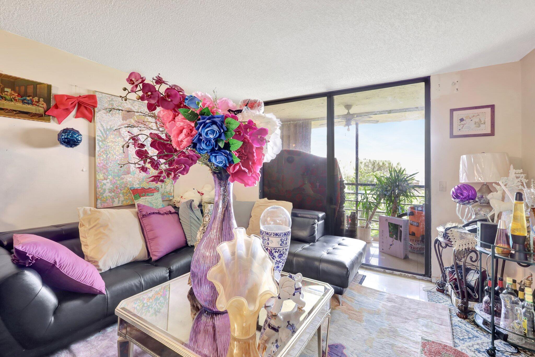 a living room with furniture and toys