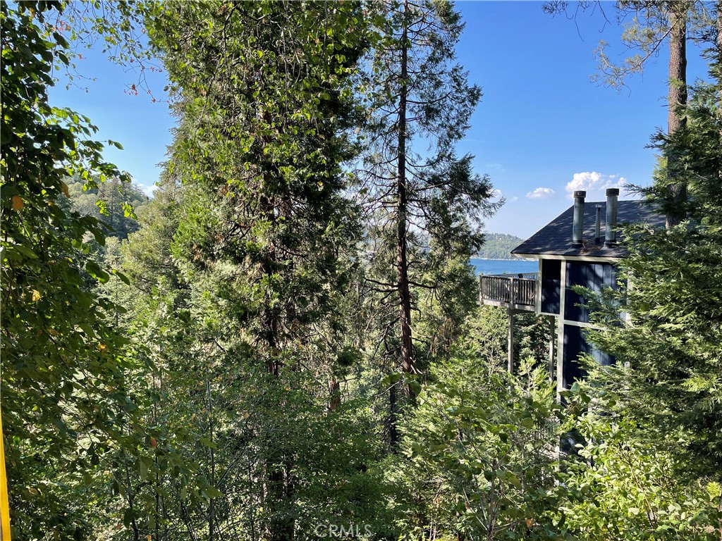 a view of a house with a tree