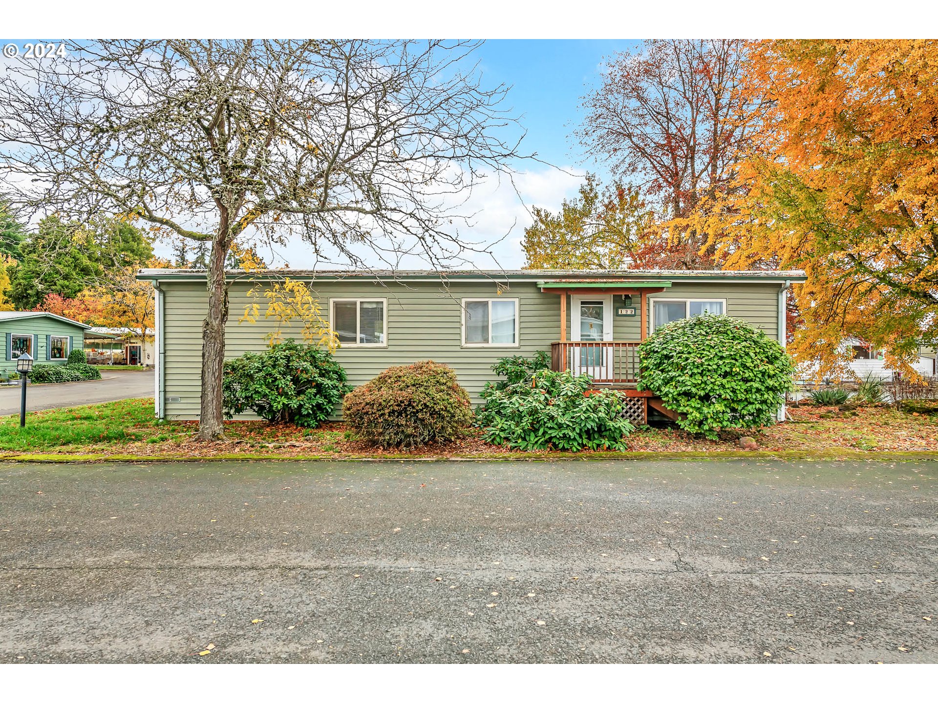 front view of house with a yard