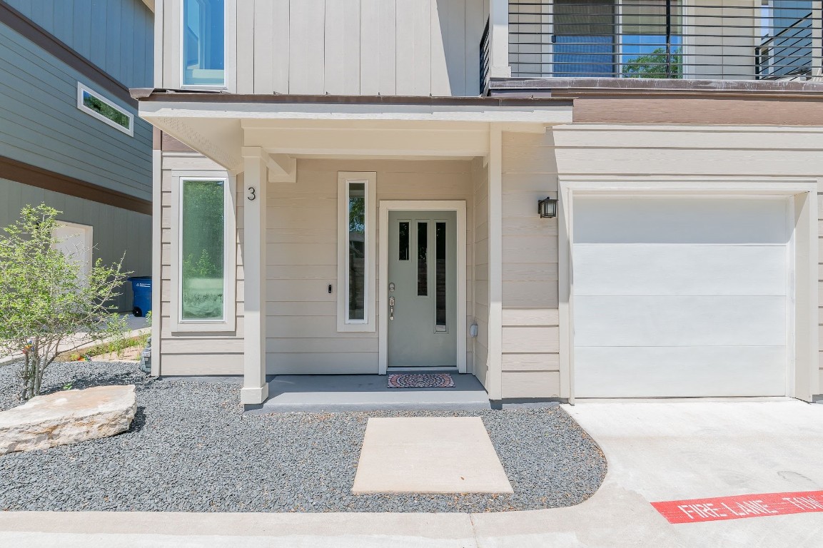 a view of a entryway door of the house