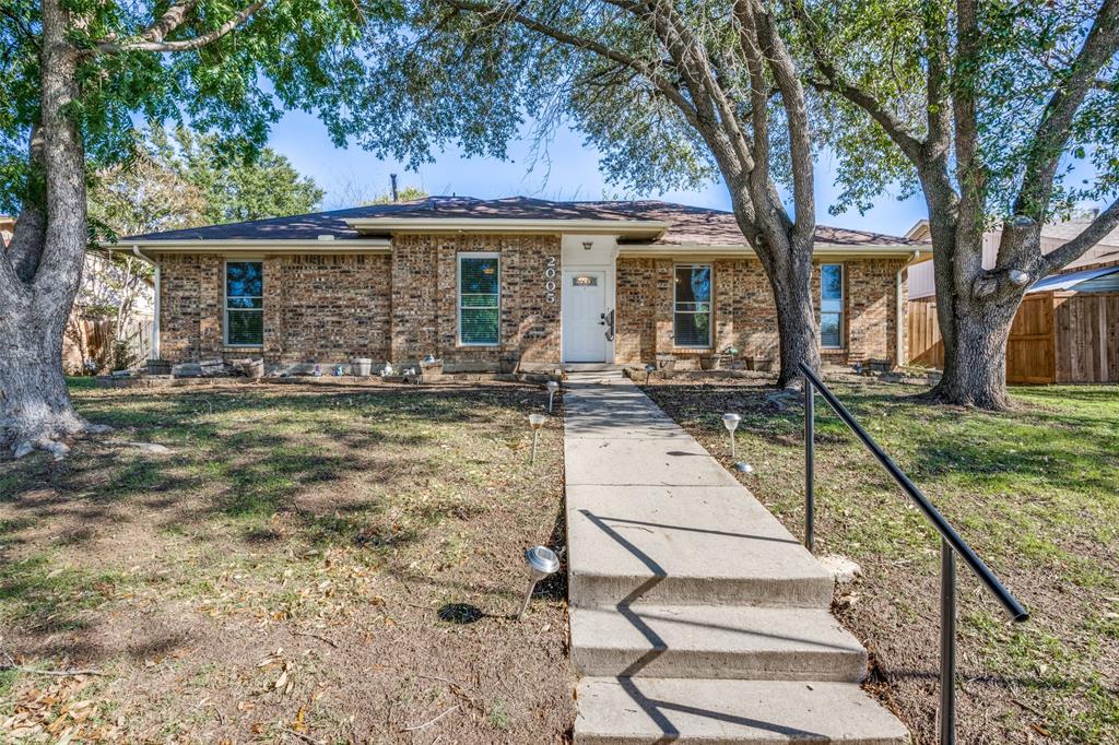 front view of house with a yard