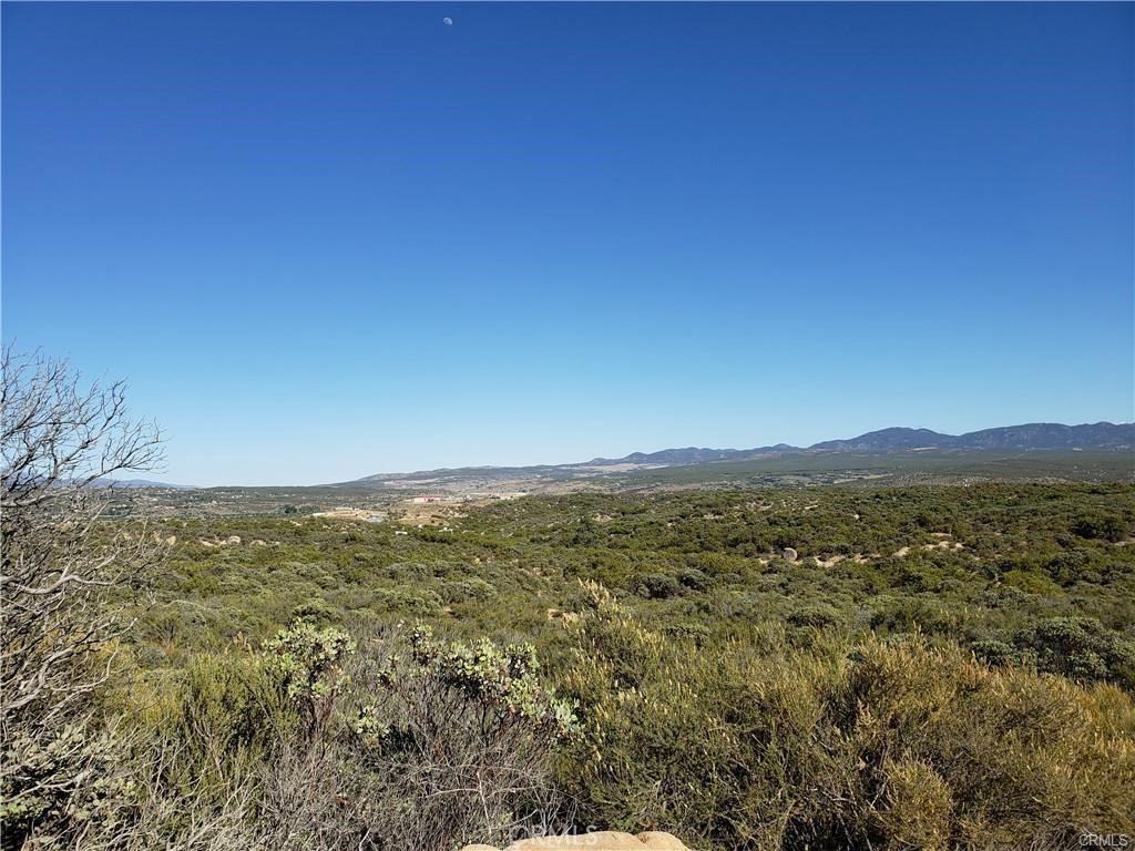 a view of an ocean from a mountain