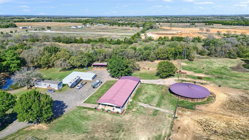 Aerial view featuring a rural view