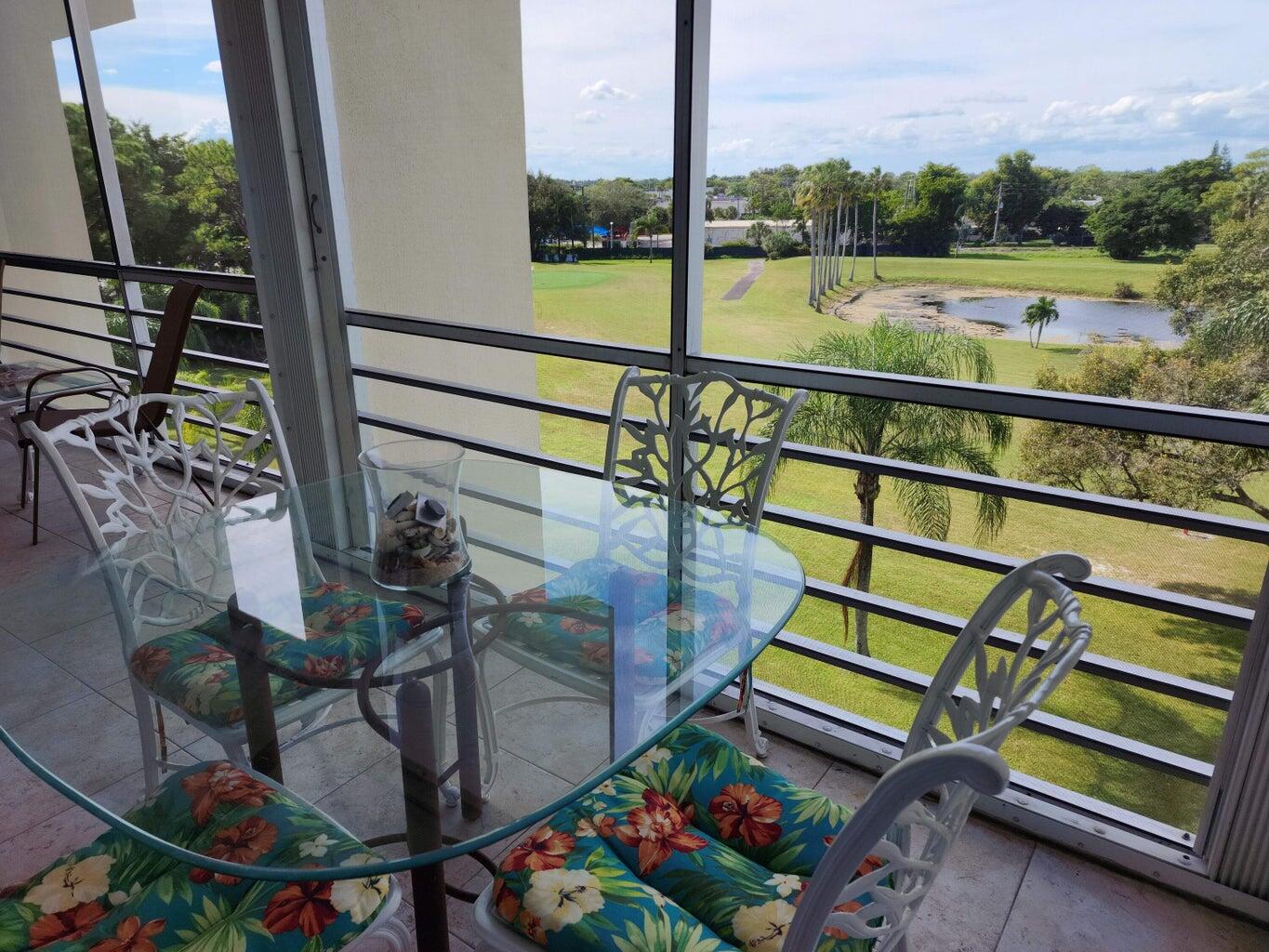 a view of outdoor space with seating area