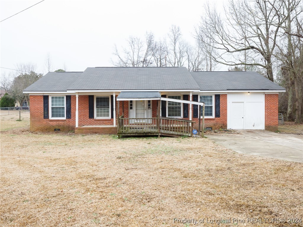 front view of house with a yard