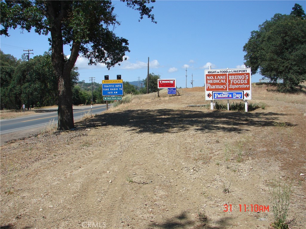 a view of street sign