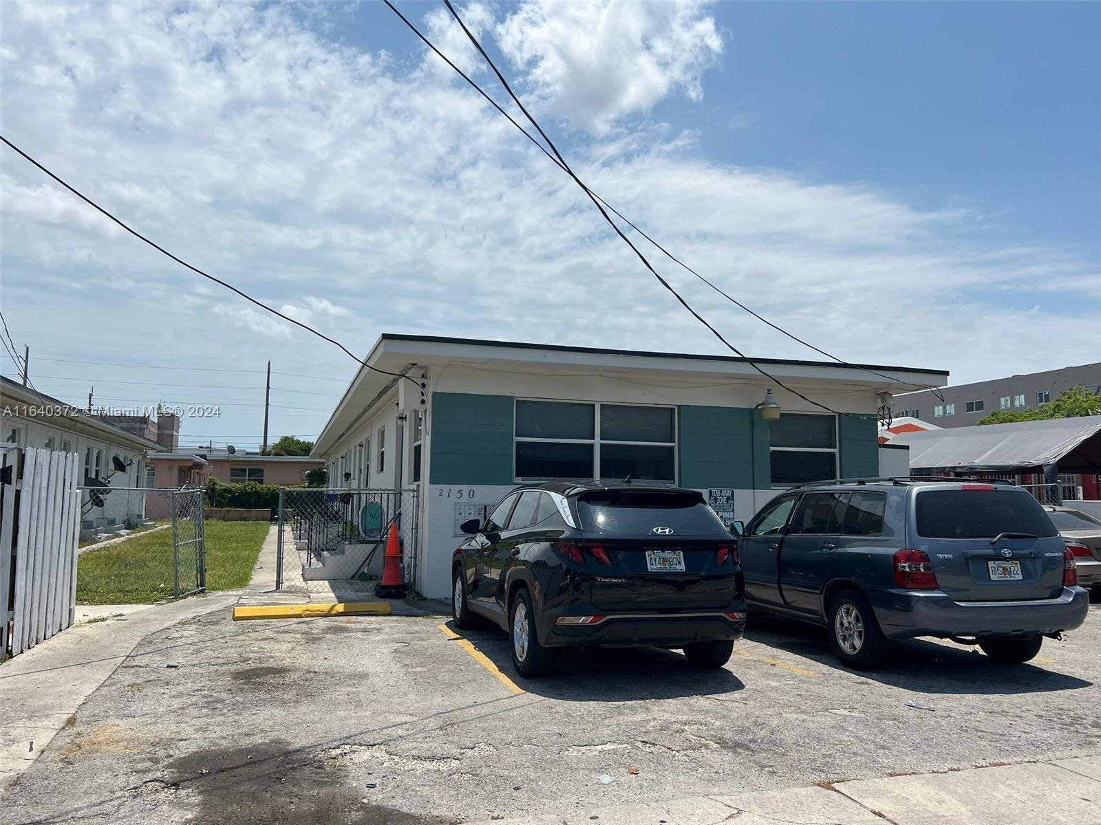 a view of a car garage