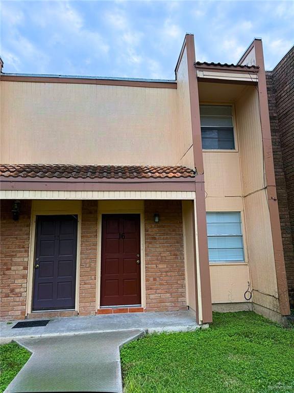 a view of front door of house