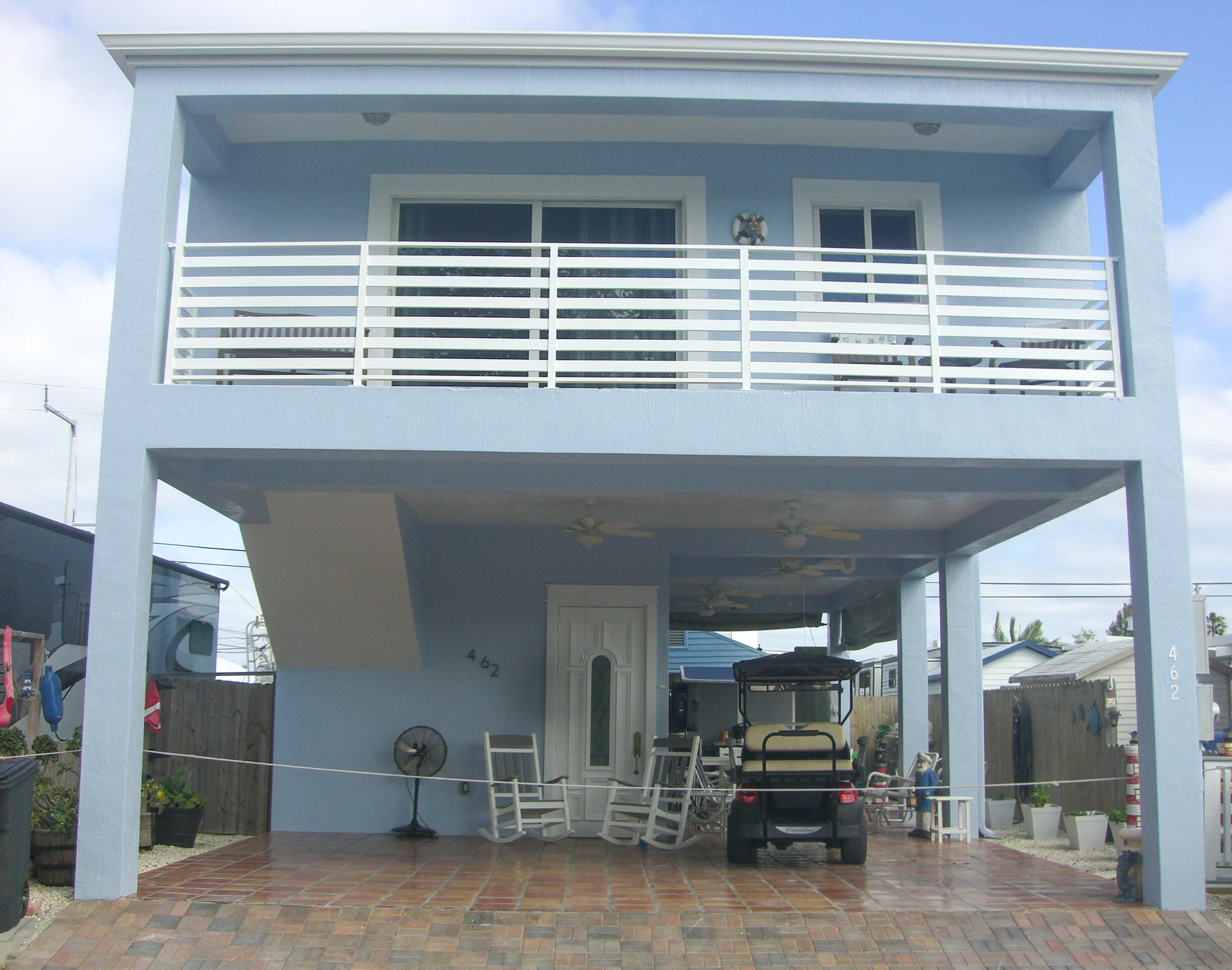 a view of car garage