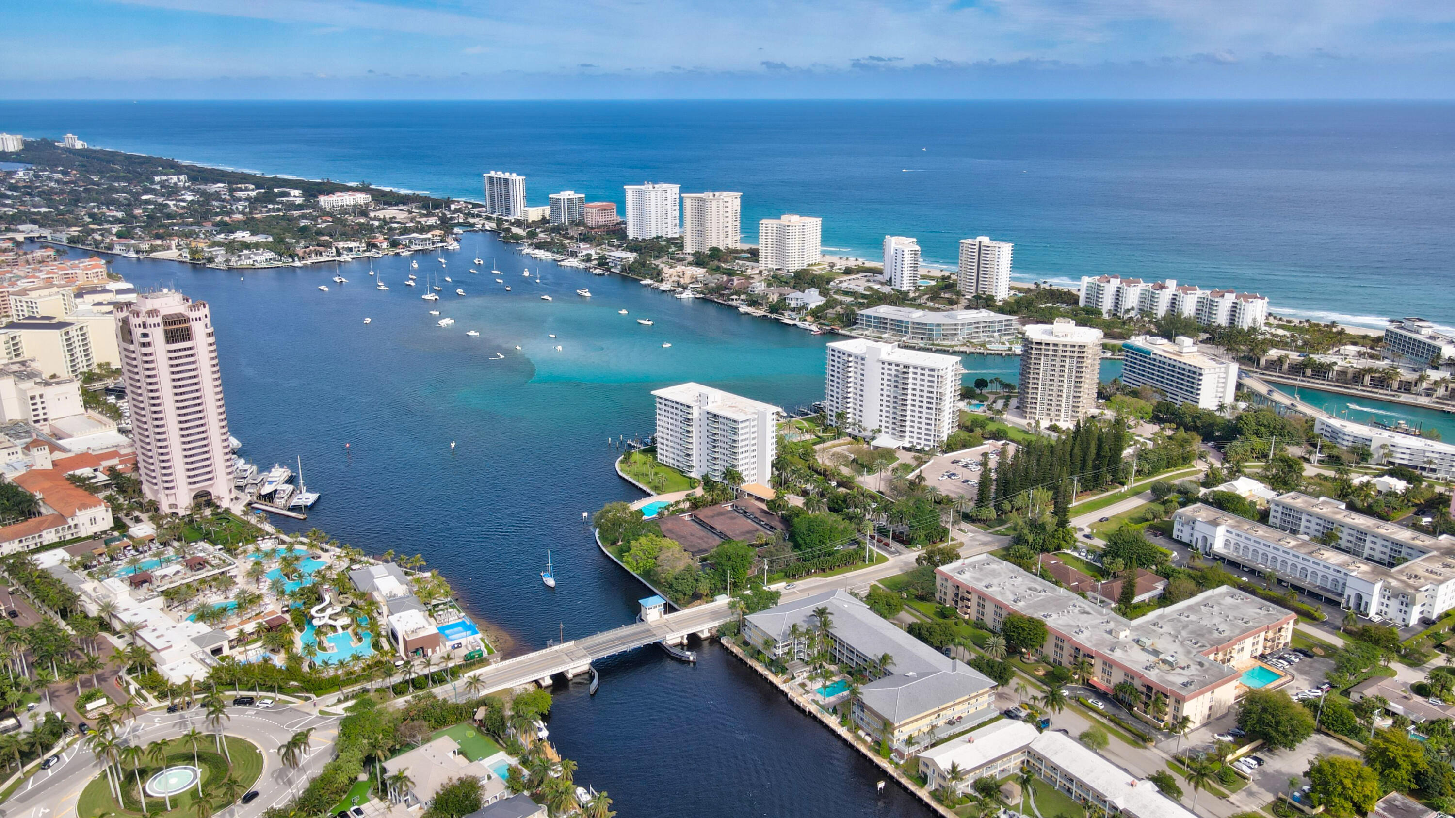 Aerial -Lake Boca/Boca Resort/Boca Inlet