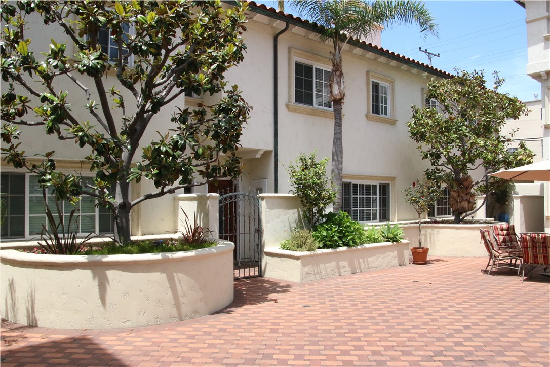 a view of a house with a patio