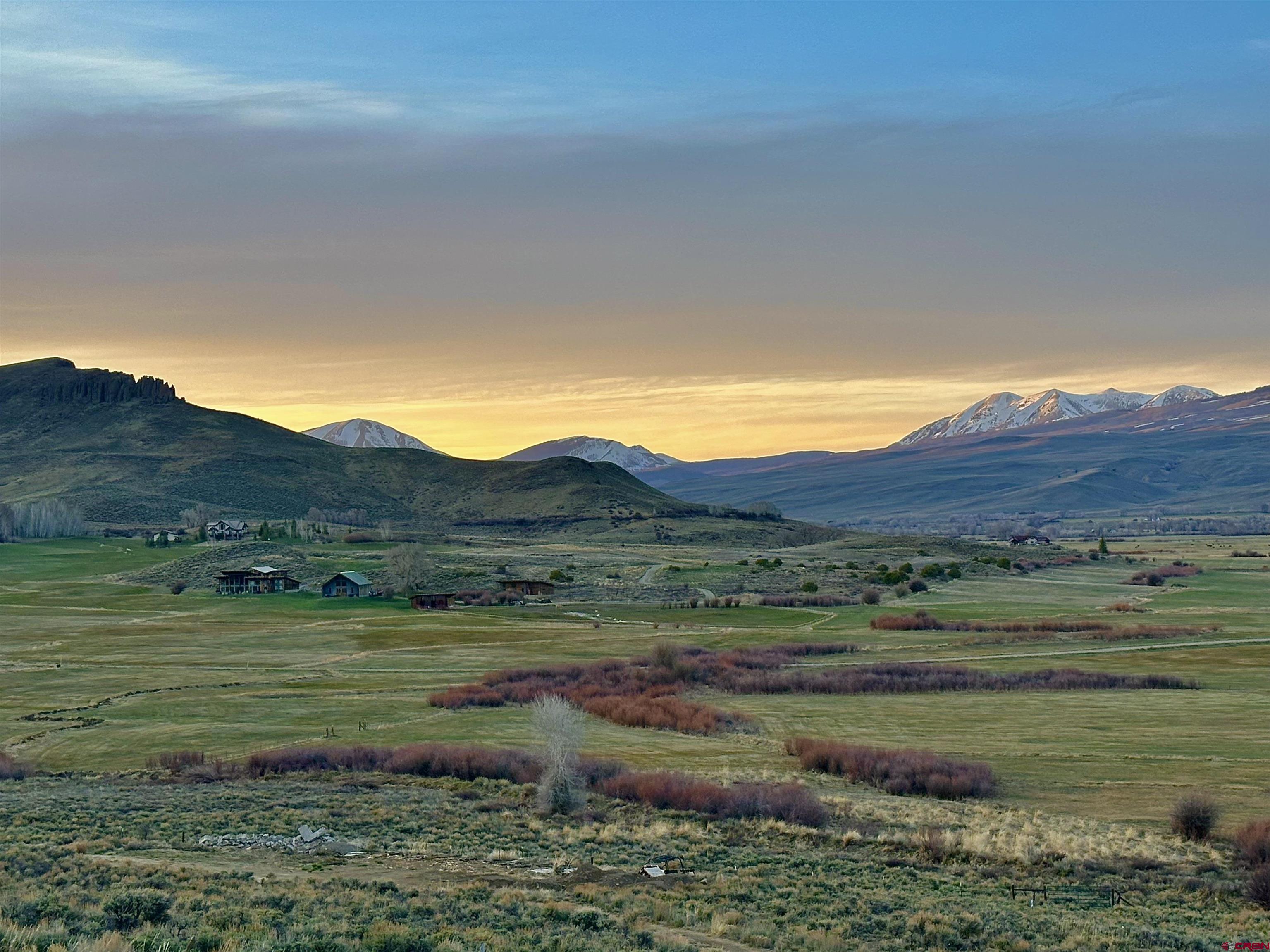 a view of outdoor space and mountain view