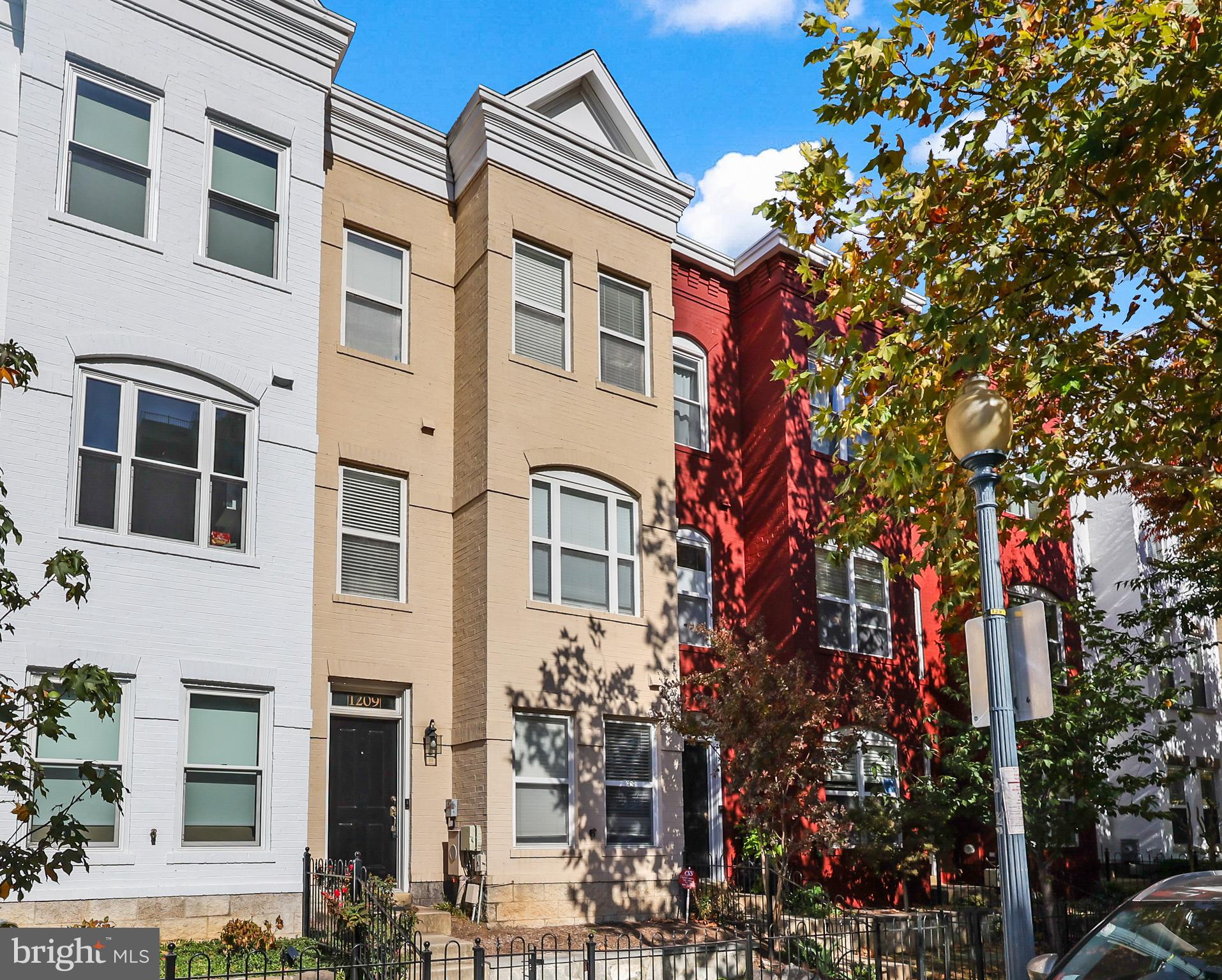 a front view of a multi story residential apartment building