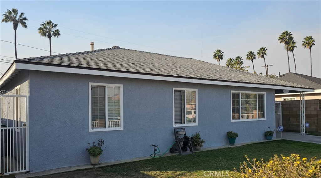 Great Curb Appeal w freshly painted stucco, trim, gates &  wrought iron