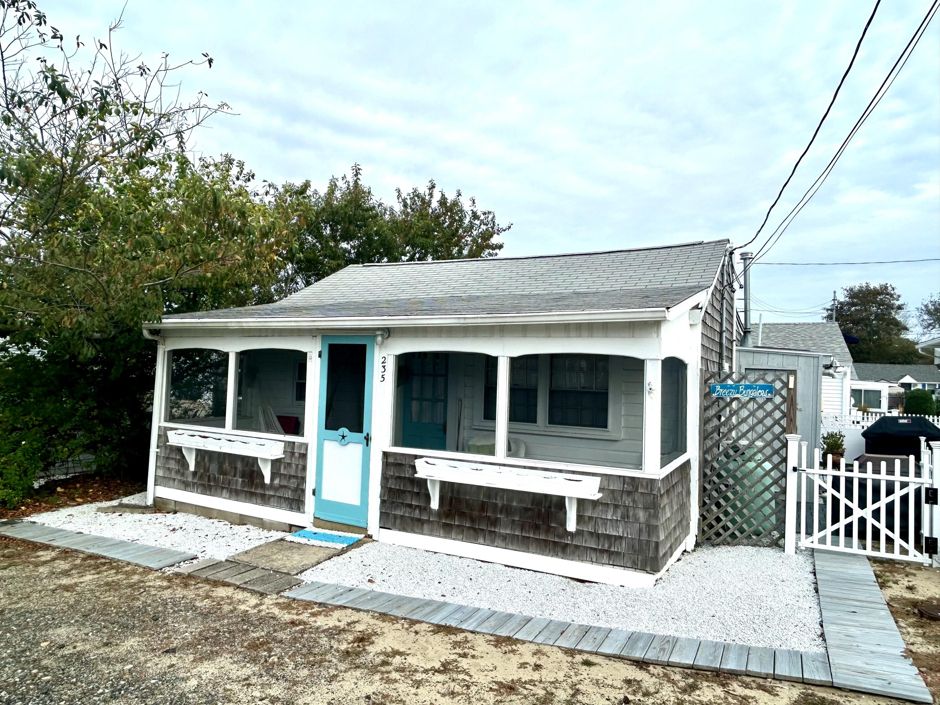 a view of a house with a porch