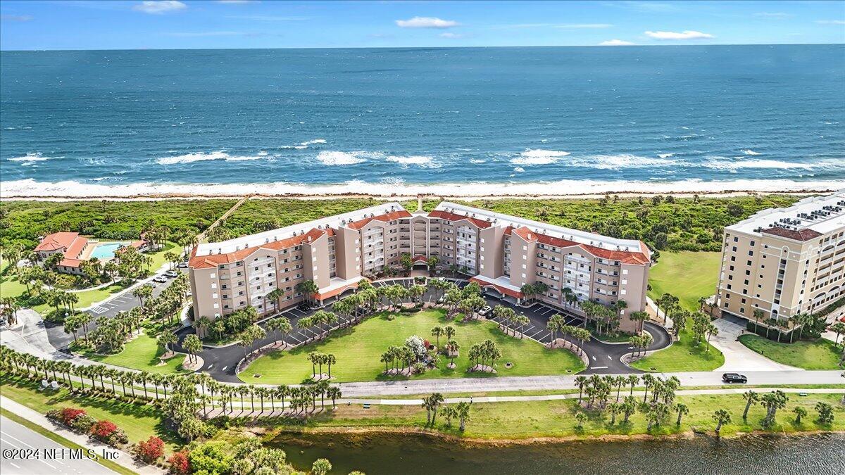 a view of an ocean from a balcony