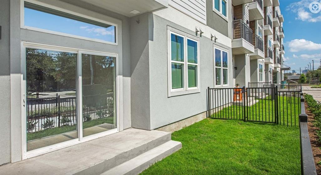 a house view with a garden space