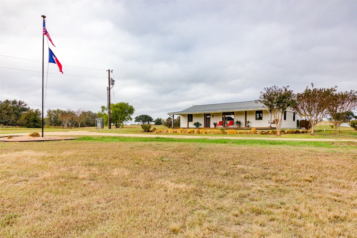 a view of building with outdoor space and