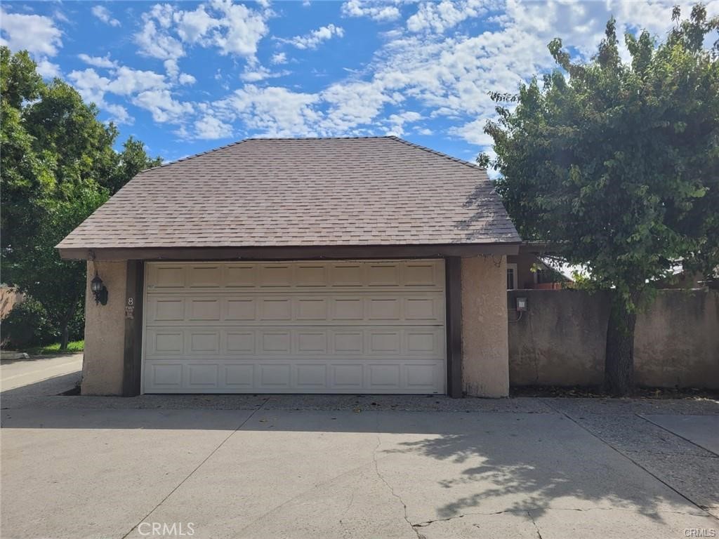 a backyard of a house