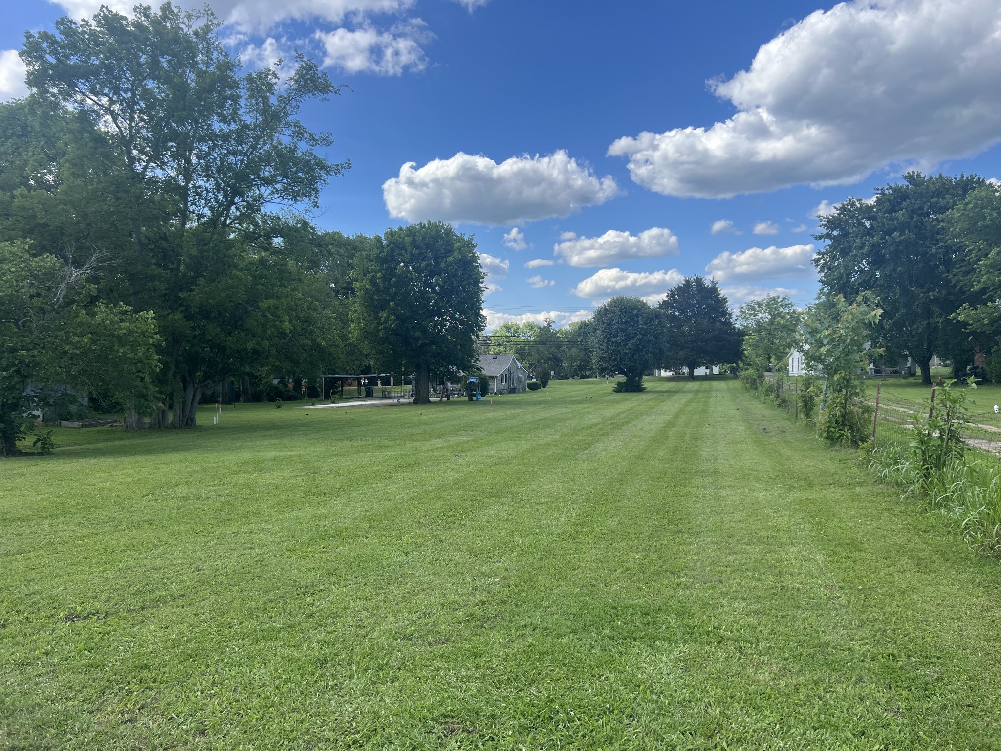 a view of a golf course