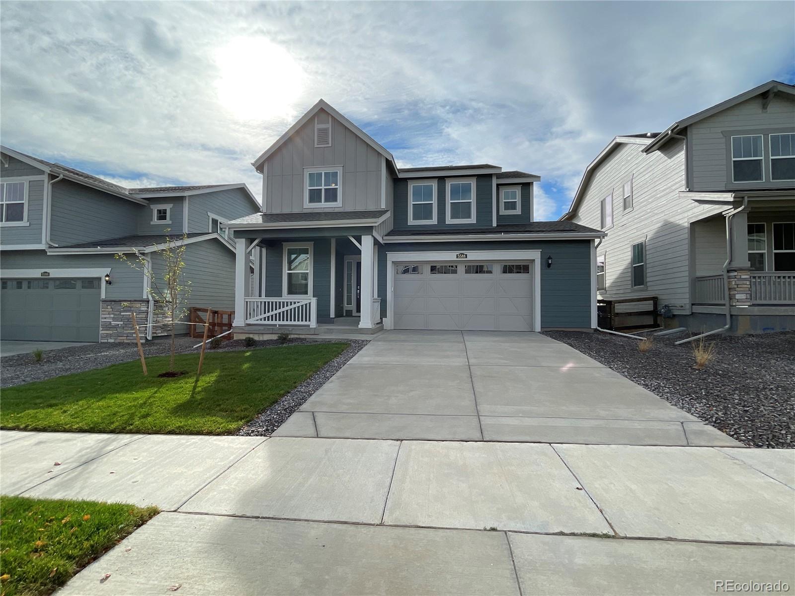 a house view with a outdoor space