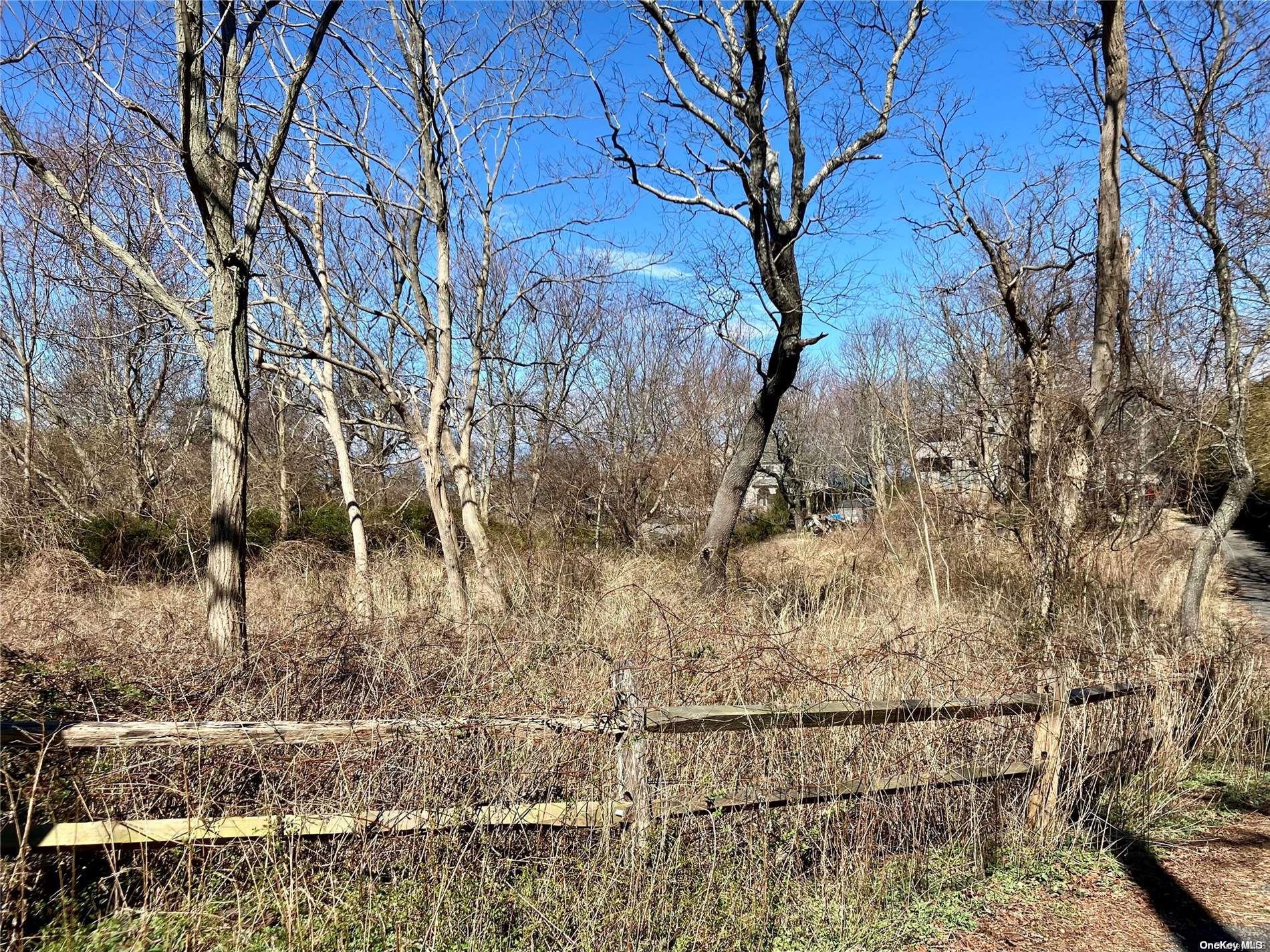 View of Lot From Sound Shore Road