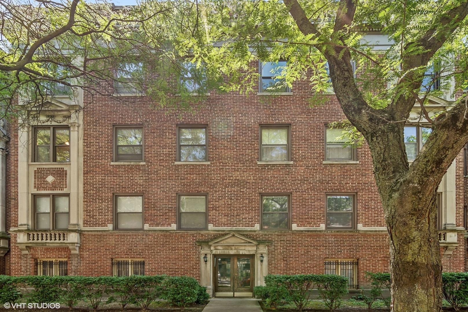 front view of a building