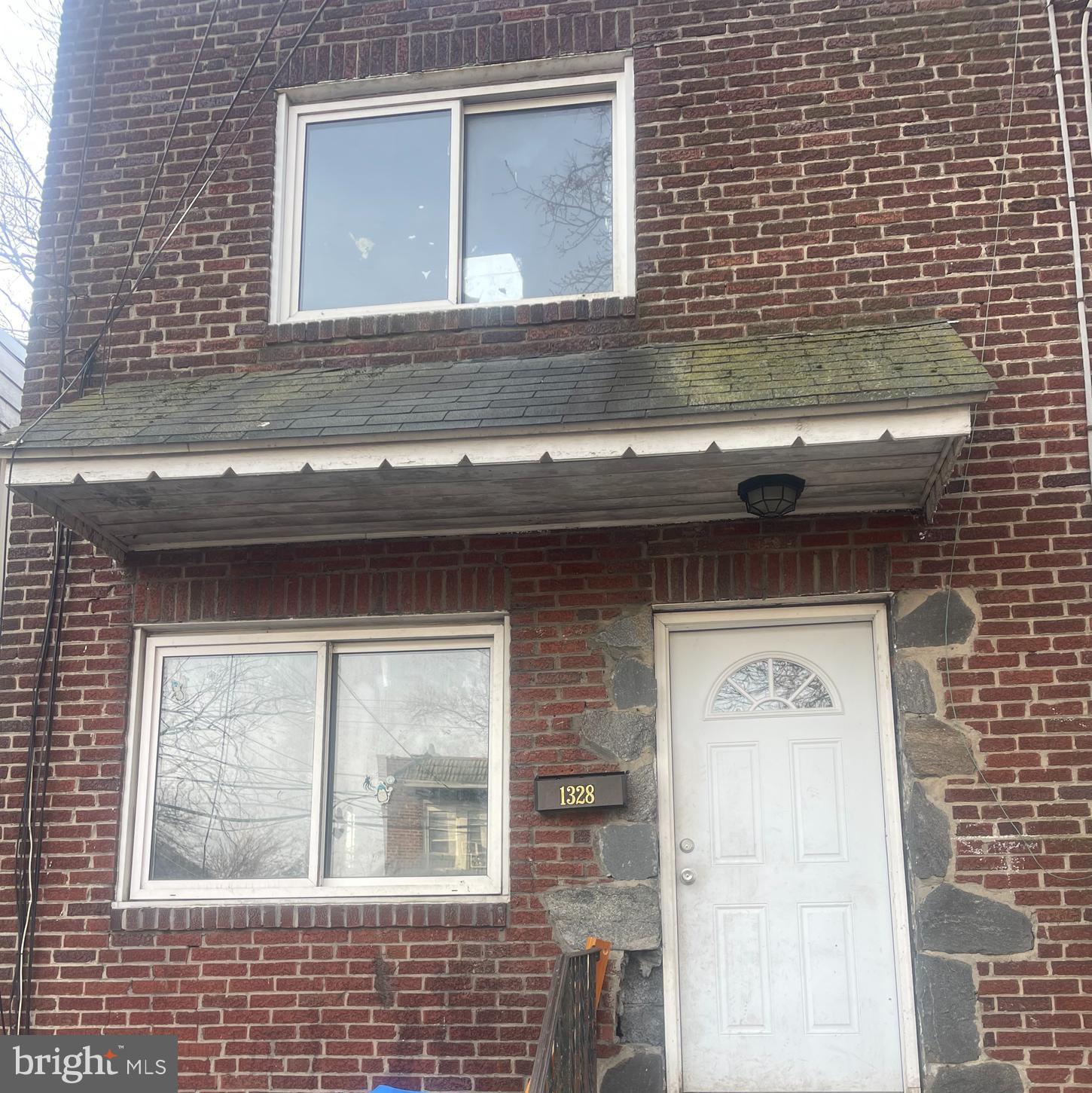 a view of a door of the house