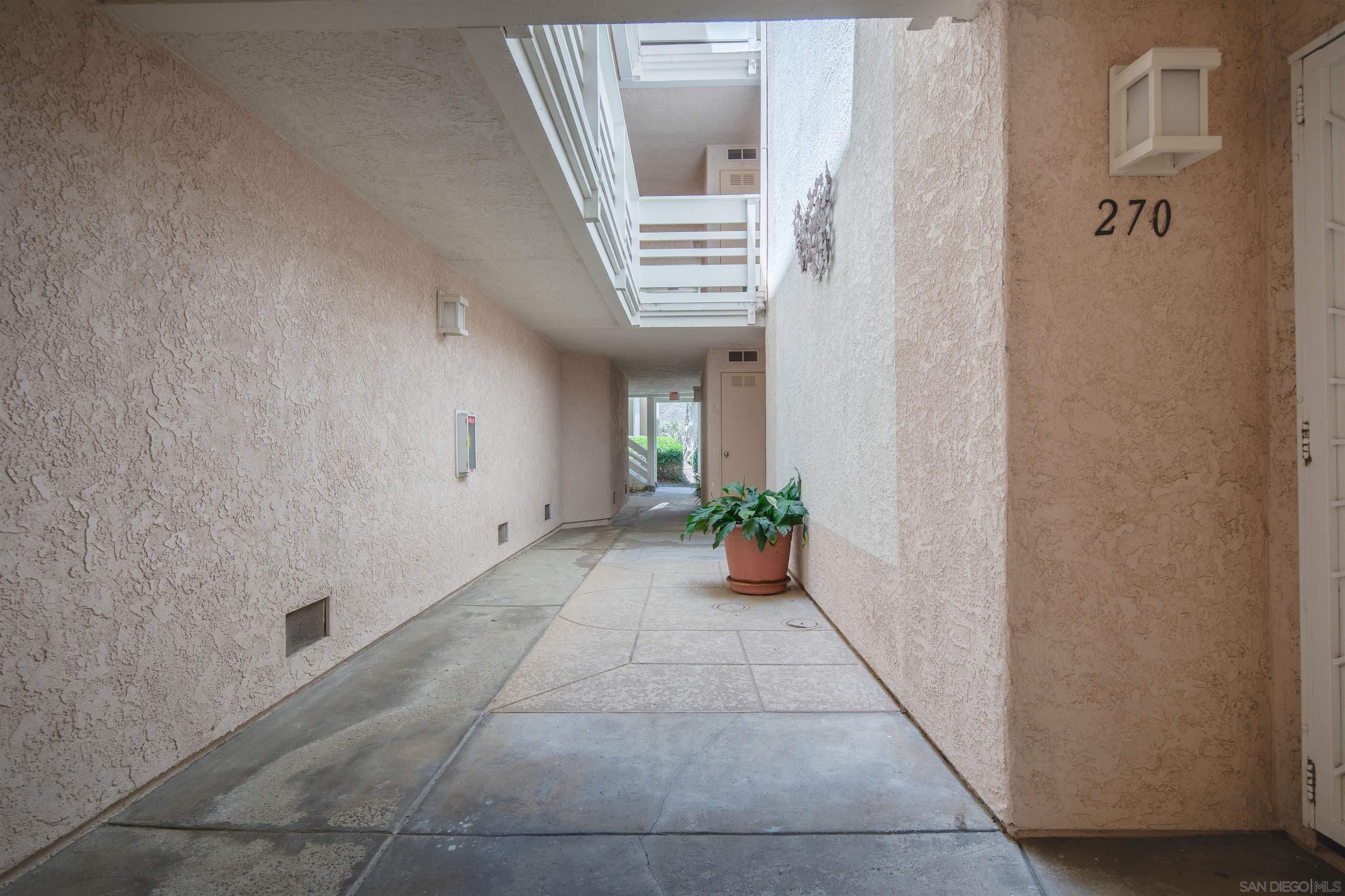 a view of an entryway of a house