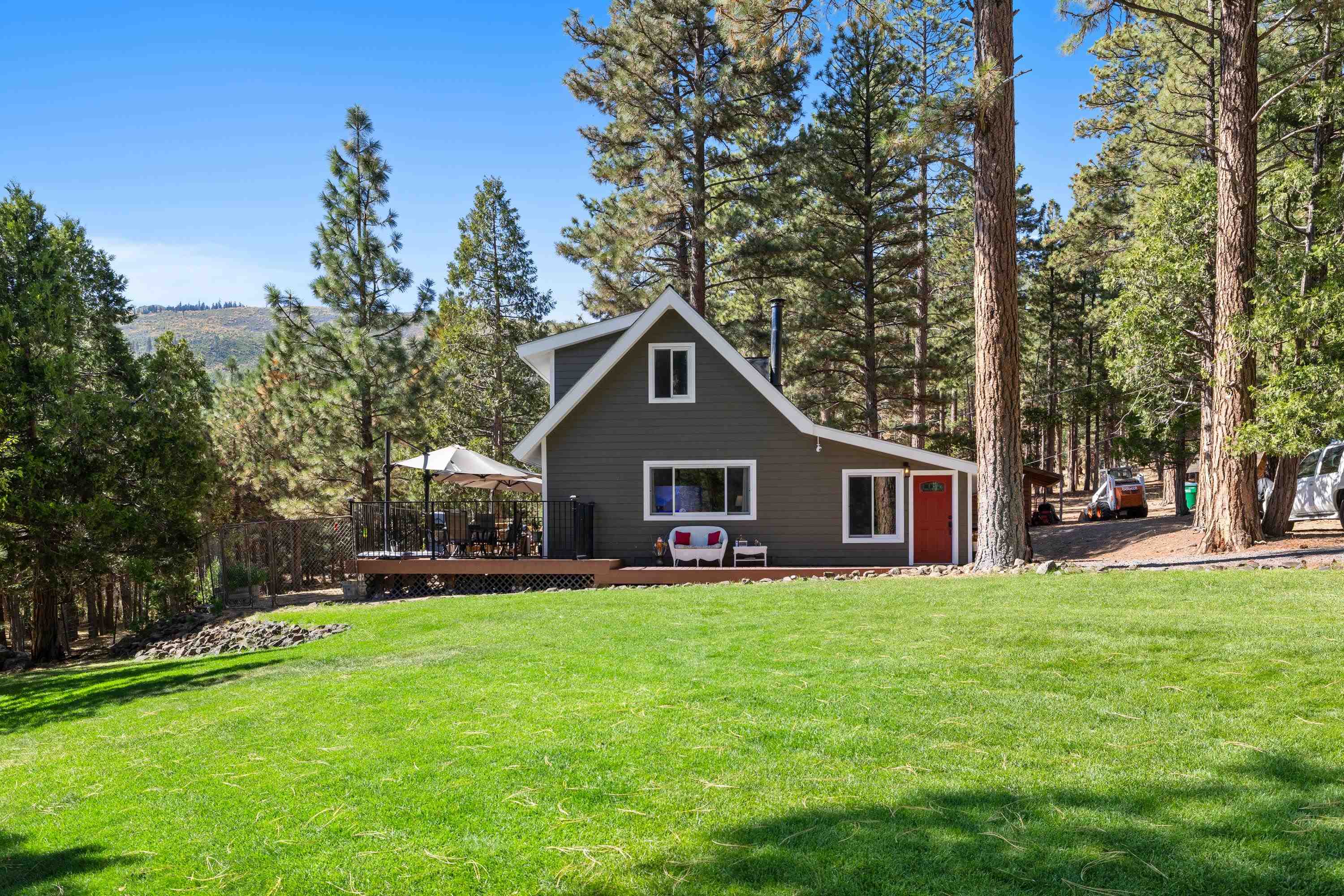 Darling home with beautiful views and a creek running through the almost 6 acres!