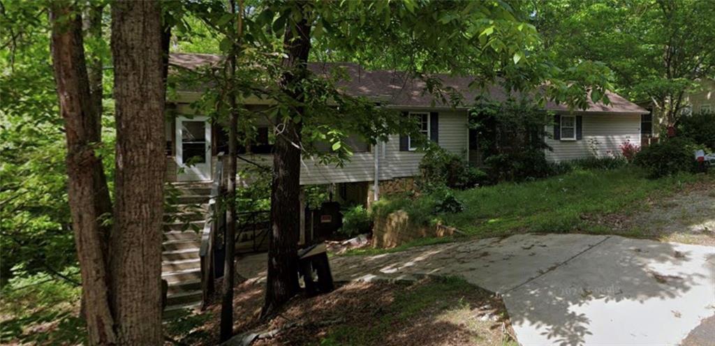 a view of outdoor space and yard