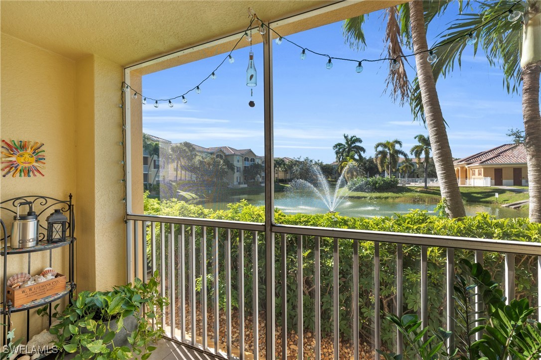 a view of a balcony