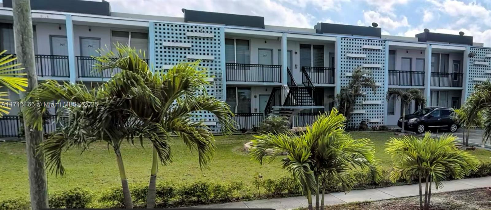 a view of a house with balcony