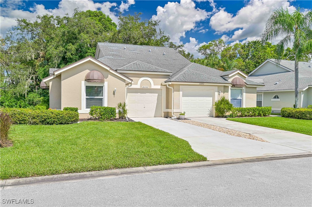 a view of outdoor space yard and front view of a house