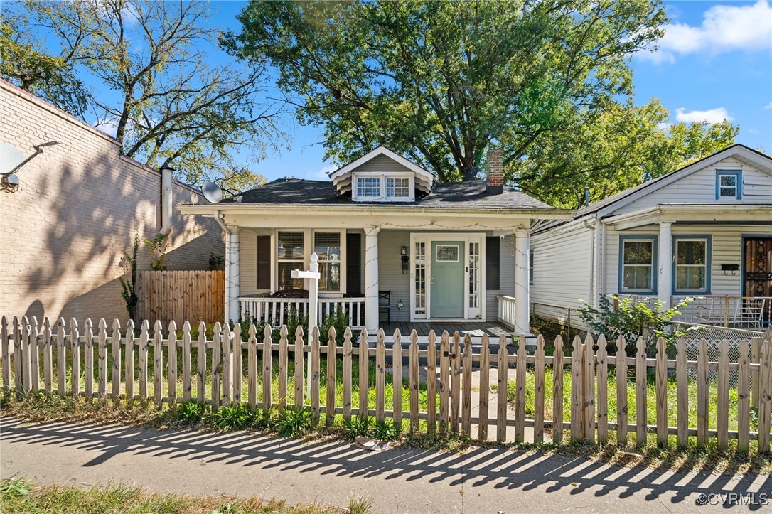 front view of a house