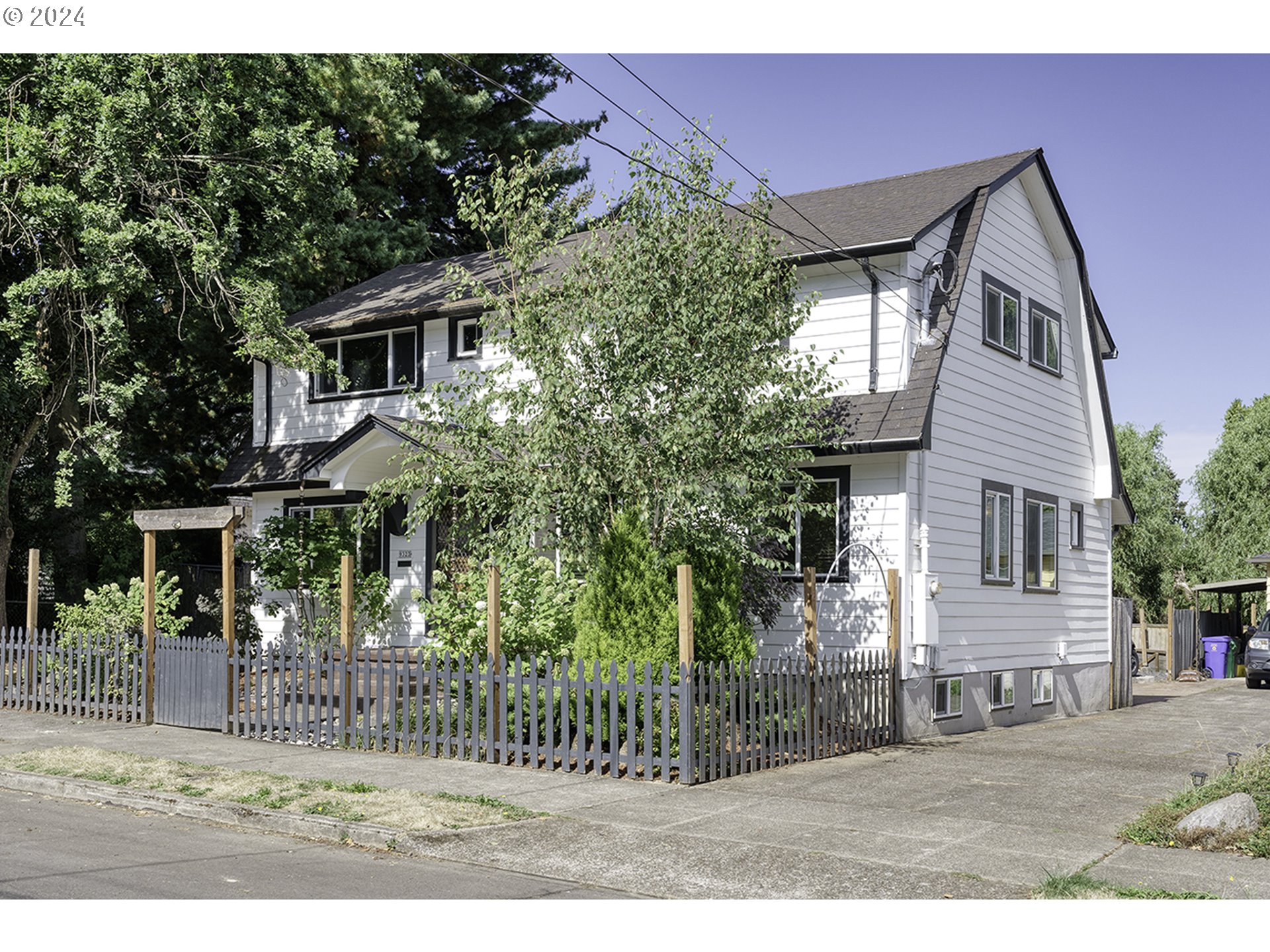 a view of a house with a porch