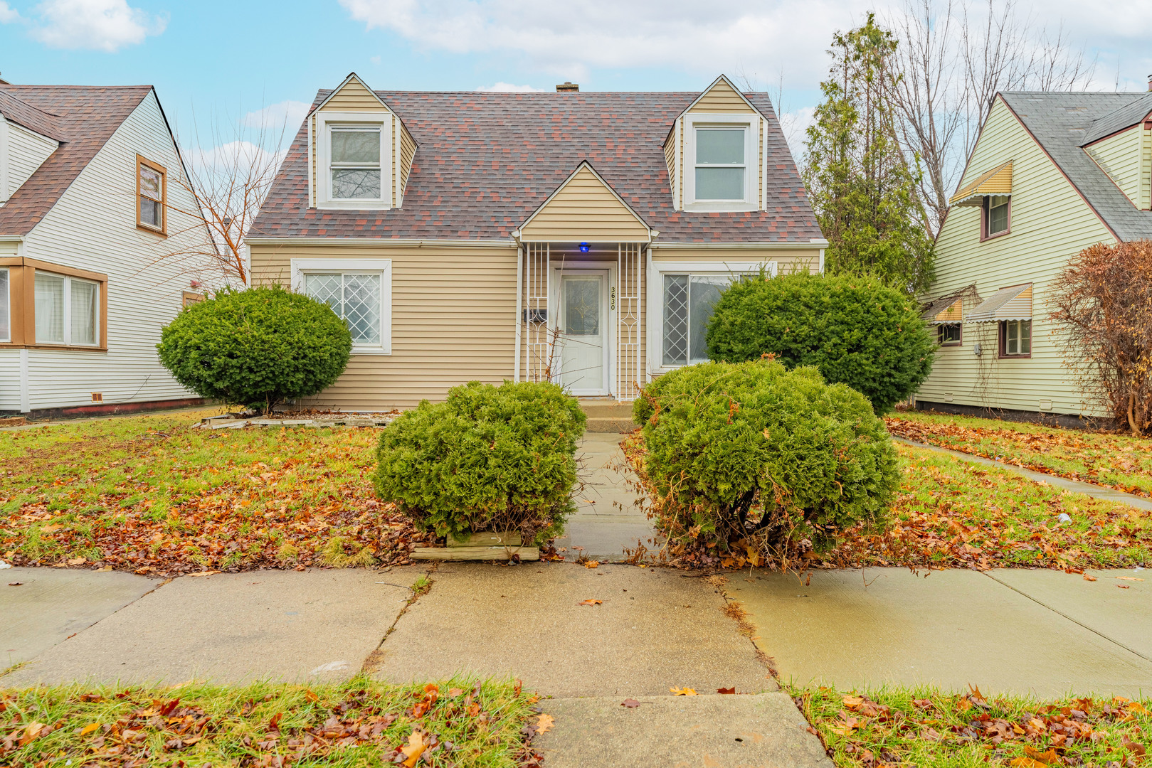 front view of a house